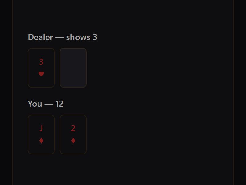 Blackjack preview