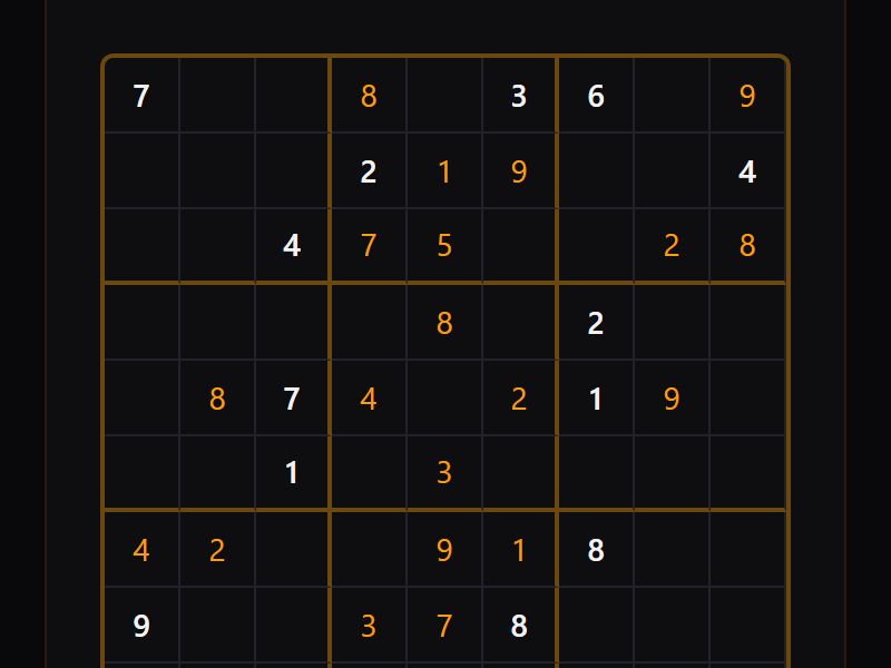 Sudoku preview