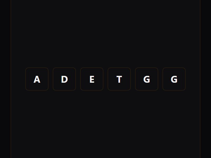 Word Scramble preview